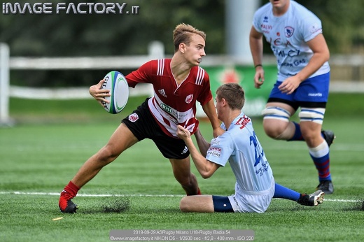 2019-09-29 ASRugby Milano U18-Rugby Badia 54